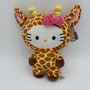 Hello Kitty 10" Giraffe Costume Zoo Animal‎ Plush Doll Stuffed Toy Sanario New